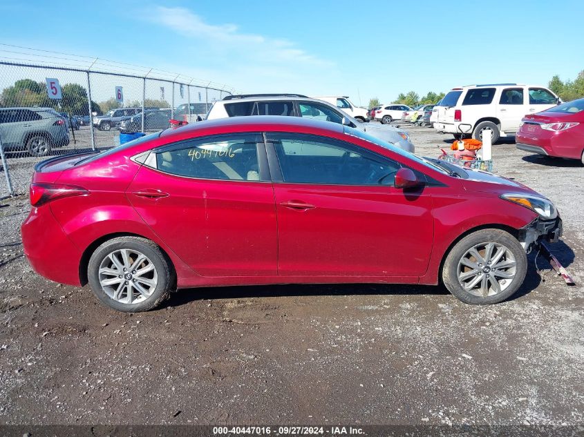 2016 Hyundai Elantra Se VIN: 5NPDH4AE4GH669591 Lot: 40447016