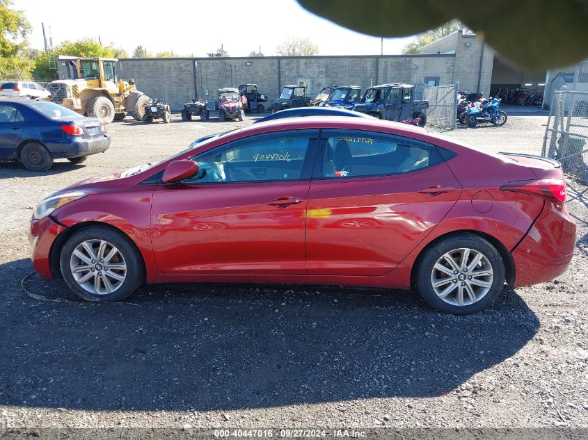 2016 Hyundai Elantra Se VIN: 5NPDH4AE4GH669591 Lot: 40447016