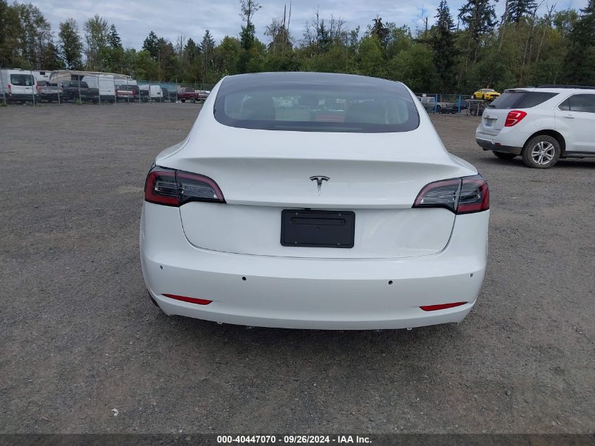 2022 Tesla Model 3 VIN: 5YJ3E1EA7NF191267 Lot: 40447070