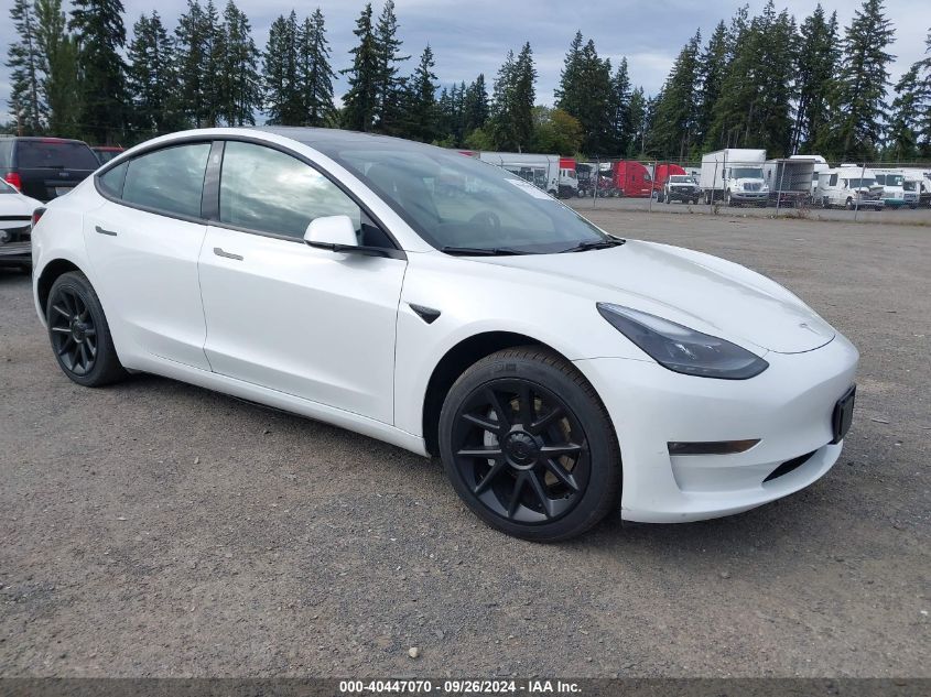 5YJ3E1EA7NF191267 2022 TESLA MODEL 3 - Image 1