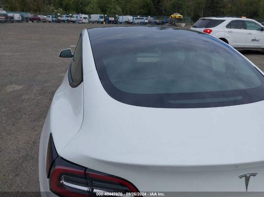 2022 Tesla Model 3 VIN: 5YJ3E1EA7NF191267 Lot: 40447070