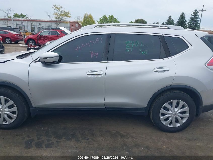 2016 Nissan Rogue S/Sl/Sv VIN: 5N1AT2MT1GC753102 Lot: 40447089