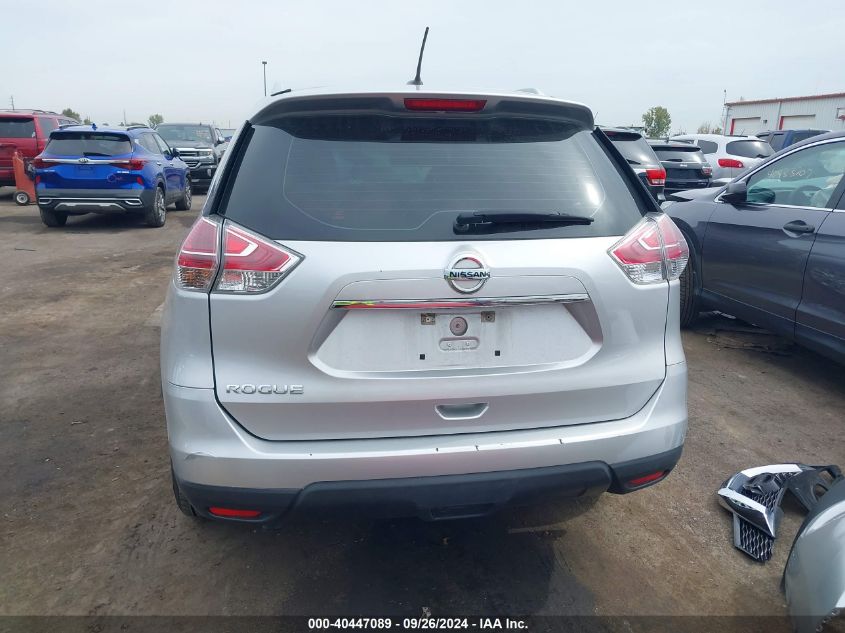 2016 Nissan Rogue S/Sl/Sv VIN: 5N1AT2MT1GC753102 Lot: 40447089