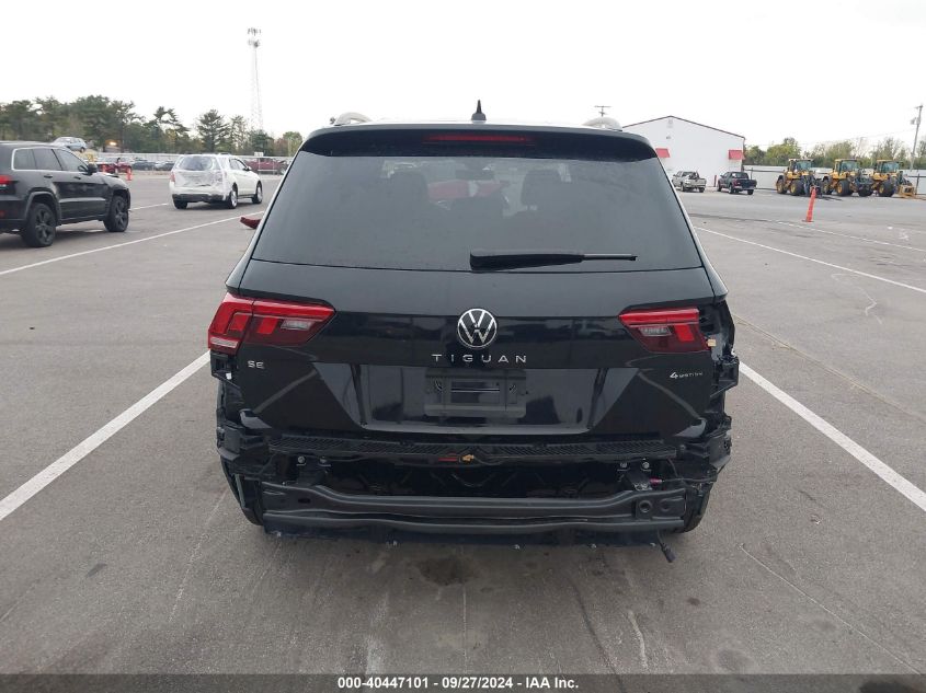 2024 Volkswagen Tiguan 2.0T Se R-Line Black VIN: 3VV8B7AX1RM066117 Lot: 40447101