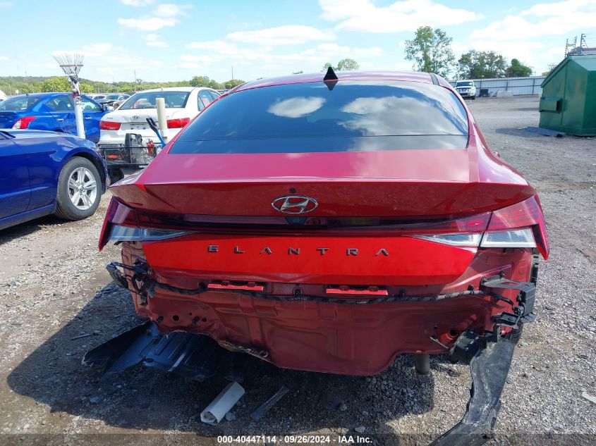 2021 Hyundai Elantra Sel VIN: 5NPLN4AG4MH028233 Lot: 40447114