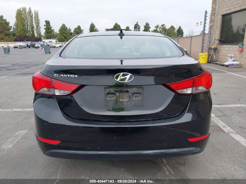 2014 Hyundai Elantra Se VIN: 5NPDH4AE4EH533751 Lot: 40447143