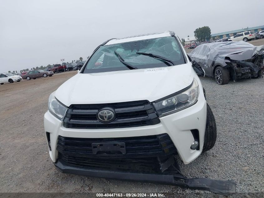 2018 Toyota Highlander Se VIN: 5TDKZRFH9JS531163 Lot: 40447163