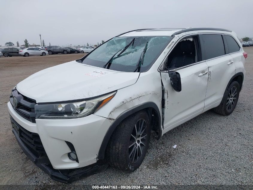 2018 Toyota Highlander Se VIN: 5TDKZRFH9JS531163 Lot: 40447163