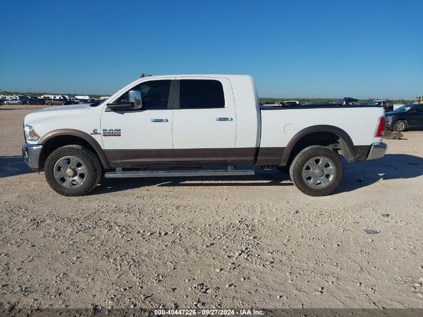 2018 Ram 2500 Laramie Mega Cab 4X4 6'4 Box VIN: 3C6UR5NL0JG327798 Lot: 40447226