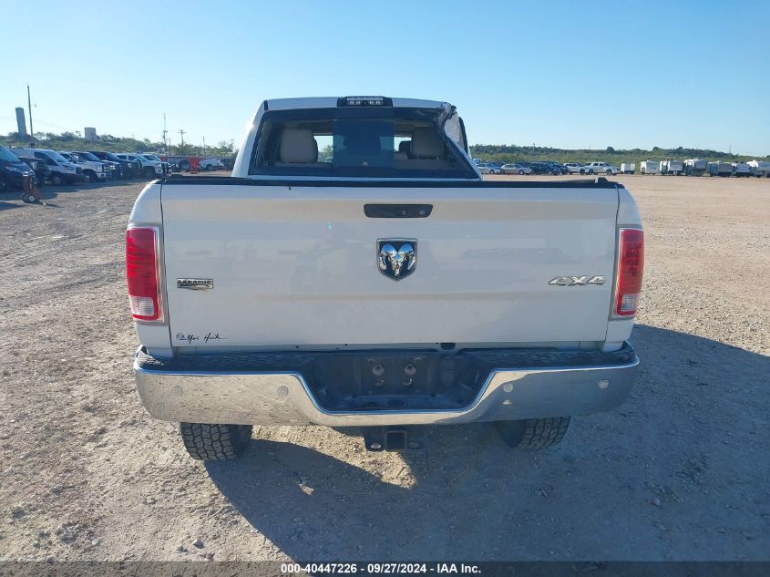 2018 Ram 2500 Laramie Mega Cab 4X4 6'4 Box VIN: 3C6UR5NL0JG327798 Lot: 40447226