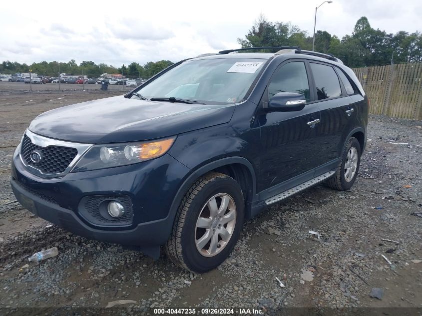 2013 Kia Sorento Lx V6 VIN: 5XYKT4A2XDG327819 Lot: 40447235