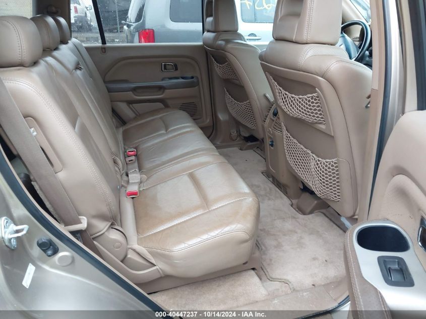 2005 Honda Pilot Ex-L VIN: 5FNYF18575B046585 Lot: 40447237