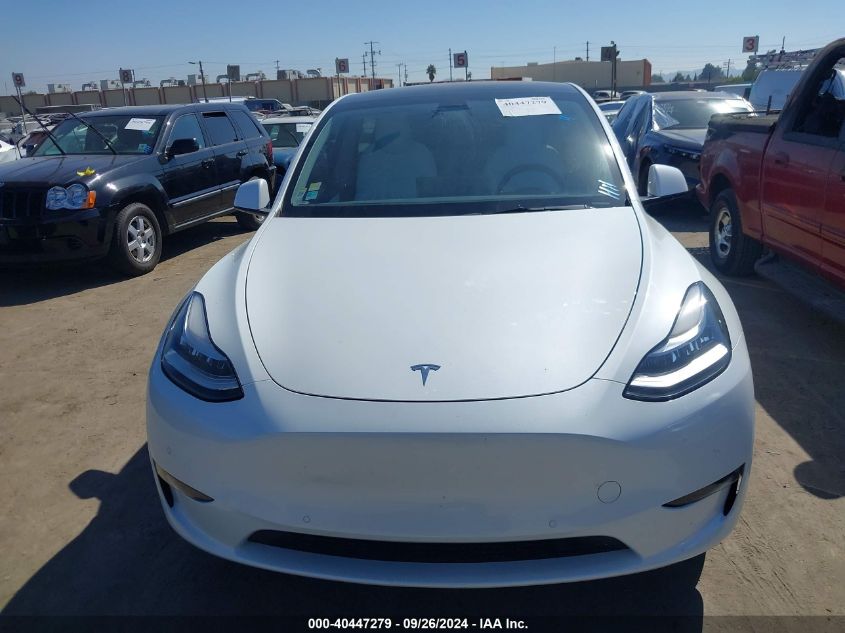 2021 Tesla Model Y Long Range Dual Motor All-Wheel Drive VIN: 5YJYGDEE6MF228795 Lot: 40447279