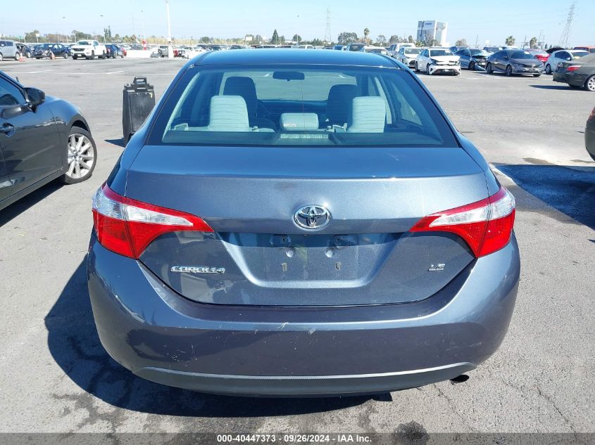 2016 Toyota Corolla Le VIN: 2T1BURHE2GC670134 Lot: 40447373