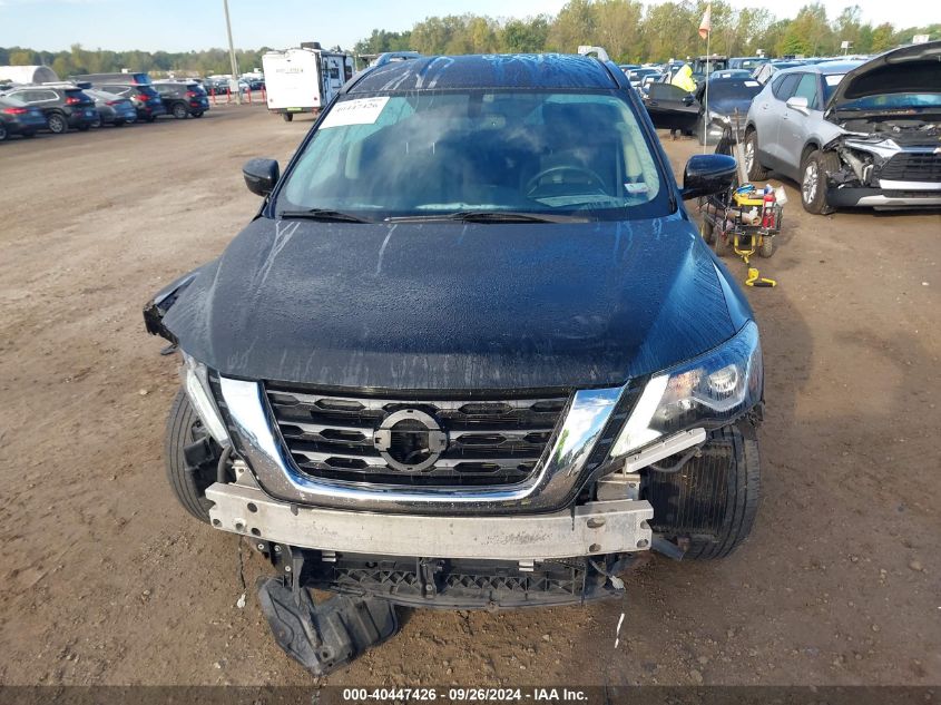 2017 Nissan Pathfinder Sv VIN: 5N1DR2MM7HC661529 Lot: 40447426