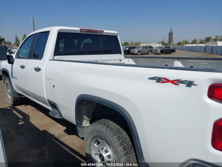 2021 Chevrolet Silverado 2500Hd 4Wd Double Cab Long Bed Wt VIN: 1GC5YLE77MF107099 Lot: 40447466