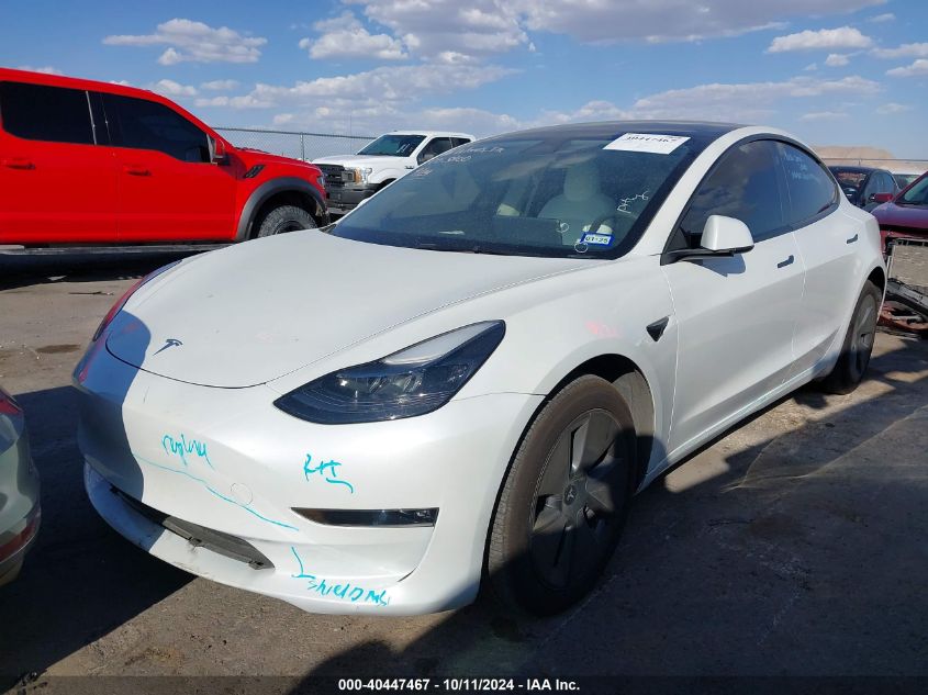 2023 Tesla Model 3 Long Range Dual Motor All-Wheel Drive VIN: 5YJ3E1EB9PF675730 Lot: 40447467