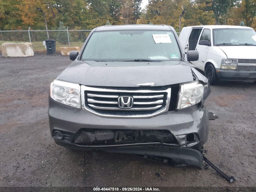 2014 Honda Pilot Lx VIN: 5FNYF4H26EB048271 Lot: 40447518