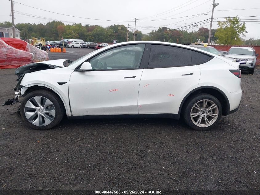 2023 Tesla Model Y Awd/Long Range Dual Motor All-Wheel Drive VIN: 7SAYGDEEXPA079053 Lot: 40447583