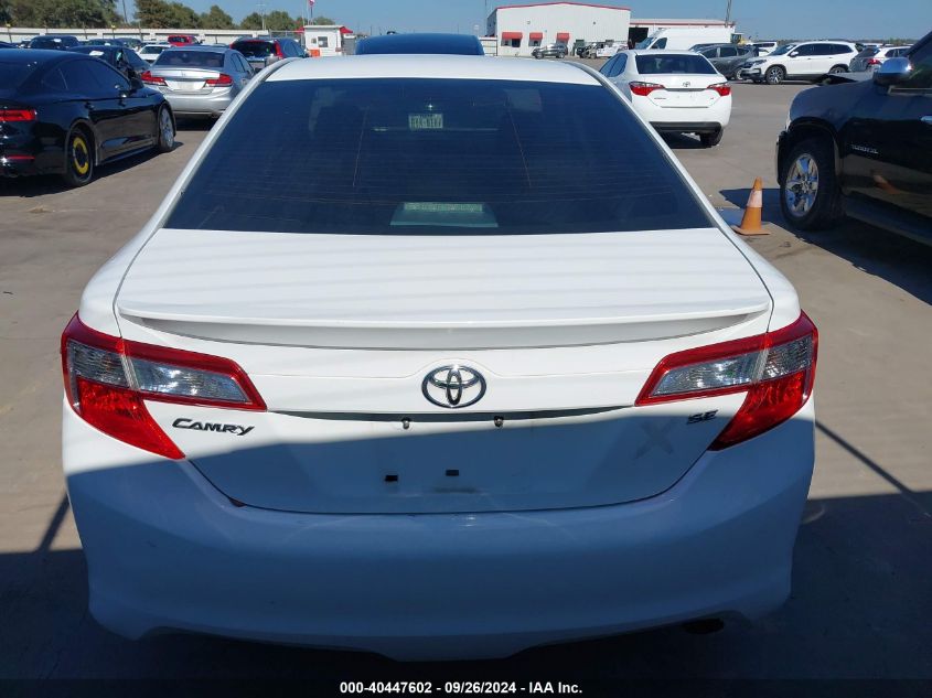 2012 Toyota Camry Se VIN: 4T1BF1FK7CU576750 Lot: 40447602