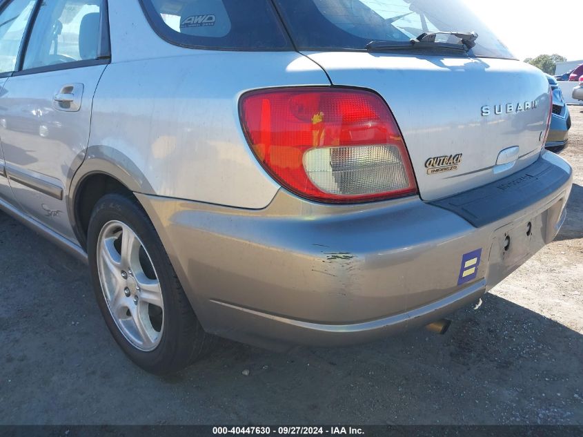 2003 Subaru Impreza Outback Sport VIN: JF1GG68553H813343 Lot: 40447630