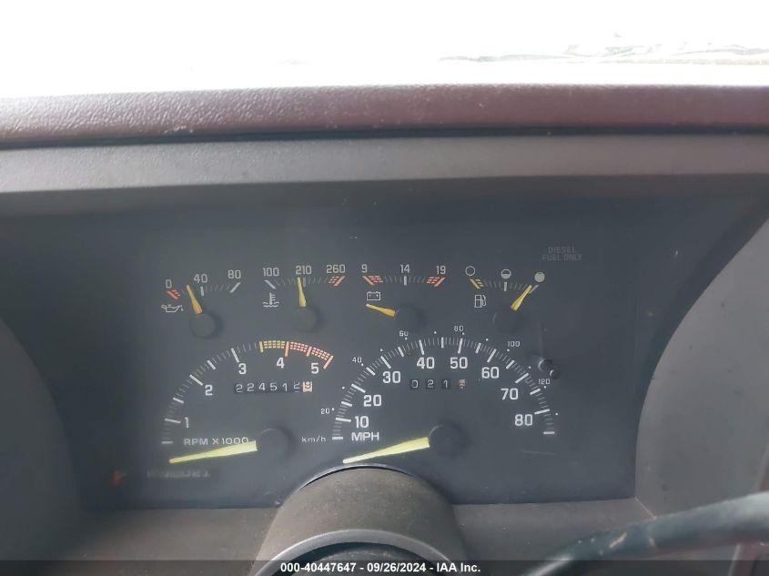 1GTGK24FXPE516432 1993 GMC Sierra K2500