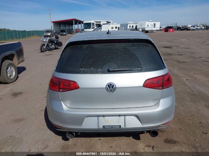 2016 Volkswagen Golf Gti S 4-Door VIN: 3VW5T7AU0GM048089 Lot: 40447681