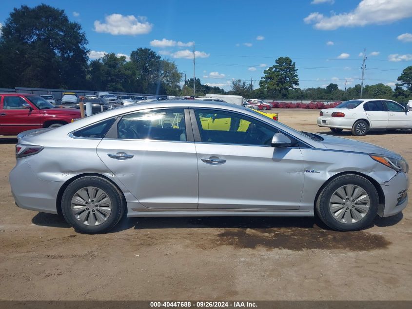 KMHE24L11GA013271 2016 Hyundai Sonata Hybrid Se