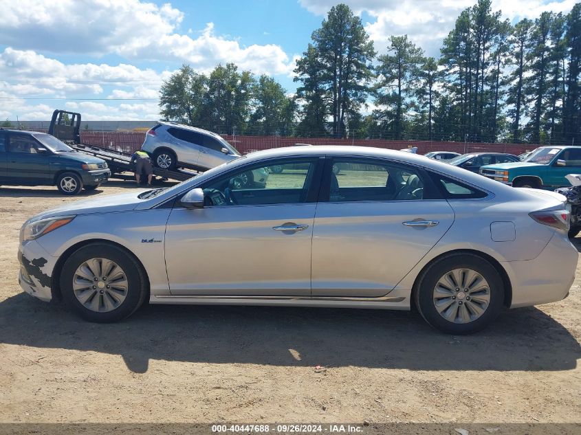 KMHE24L11GA013271 2016 Hyundai Sonata Hybrid Se