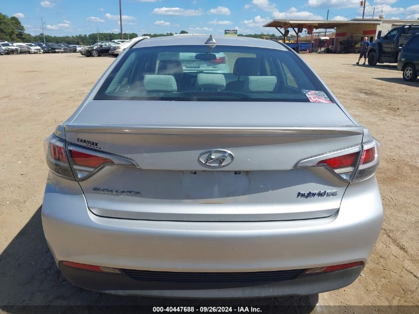 KMHE24L11GA013271 2016 Hyundai Sonata Hybrid Se