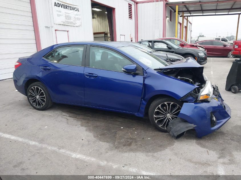 2014 Toyota Corolla S Plus VIN: 2T1BURHE8EC087855 Lot: 40447699