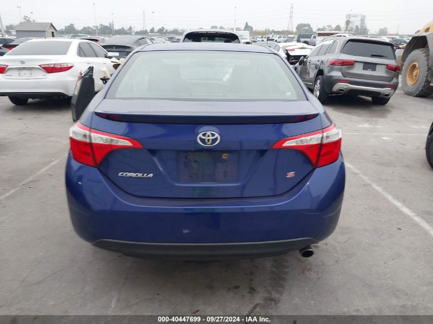 2014 Toyota Corolla S Plus VIN: 2T1BURHE8EC087855 Lot: 40447699