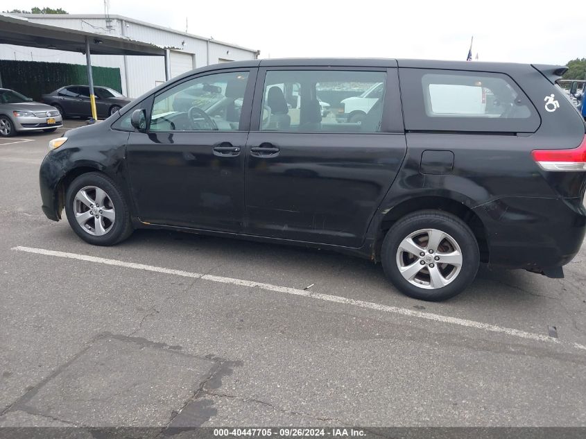 2014 Toyota Sienna VIN: 5TDZK3DC0ES449836 Lot: 40447705