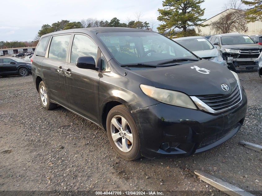 Vin: 5tdzk3dc0es449836, lot: 40936367, toyota sienna l v6 7 passenger 2014 img_1
