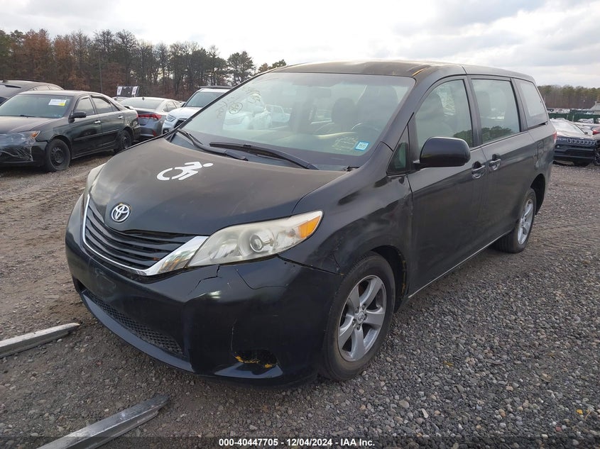 Vin: 5tdzk3dc0es449836, lot: 40936367, toyota sienna l v6 7 passenger 20142