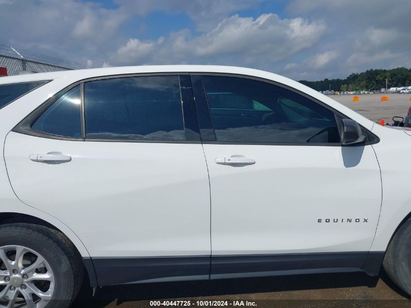 2018 Chevrolet Equinox Ls VIN: 3GNAXHEV1JS642747 Lot: 40447725