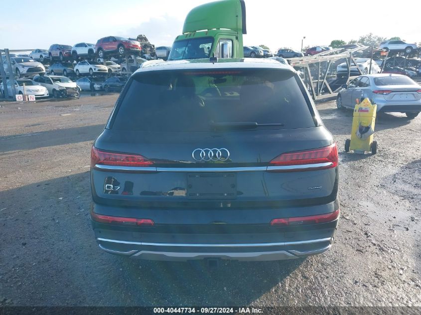 2021 Audi Q7 Premium Plus VIN: WA1LJBF76MD012821 Lot: 40447734