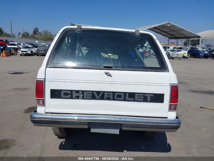 1989 Chevrolet Blazer S10 VIN: 1GNCS18Z2K8231347 Lot: 40447786