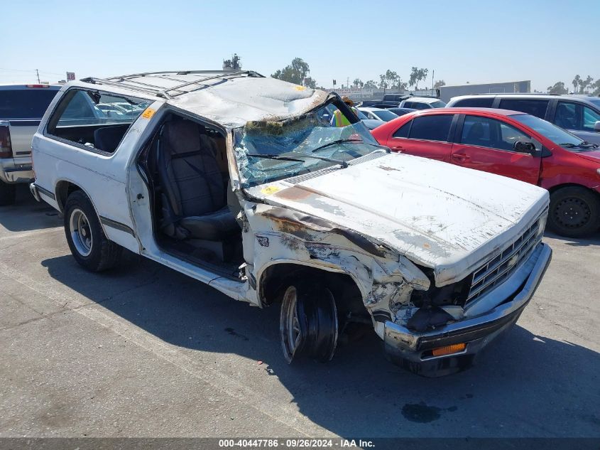 1989 Chevrolet Blazer S10 VIN: 1GNCS18Z2K8231347 Lot: 40447786