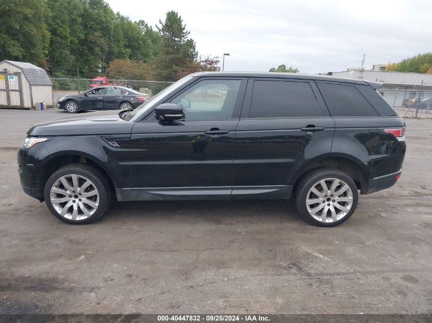 2016 Land Rover Range Rover Sport 3.0L V6 Turbocharged Diesel Hse Td6 VIN: SALWR2KF9GA636569 Lot: 40447832