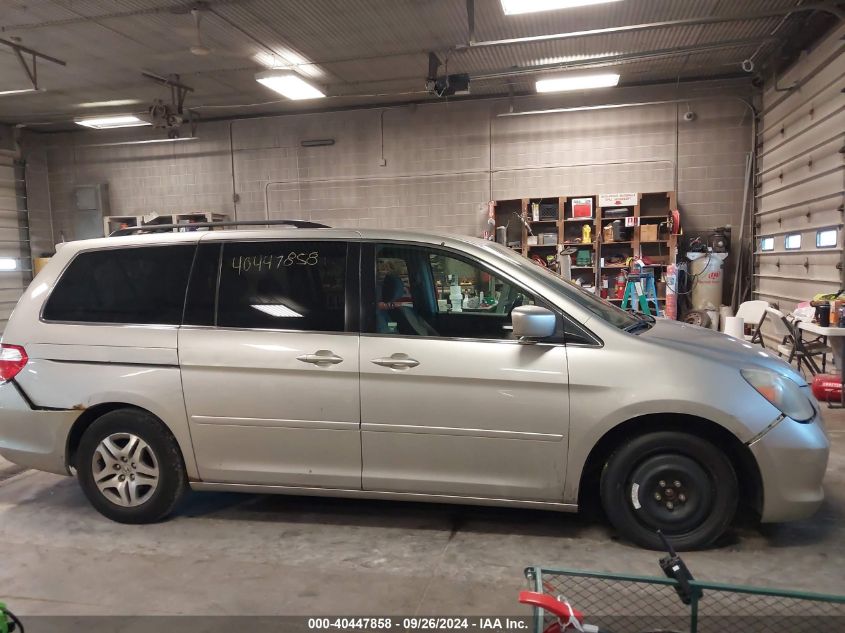 2005 Honda Odyssey Ex VIN: 5FNRL38415B418583 Lot: 40447858