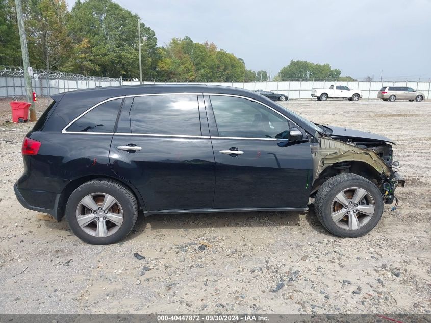 2013 Acura Mdx Technology Package VIN: 2HNYD2H39DH504012 Lot: 40447872