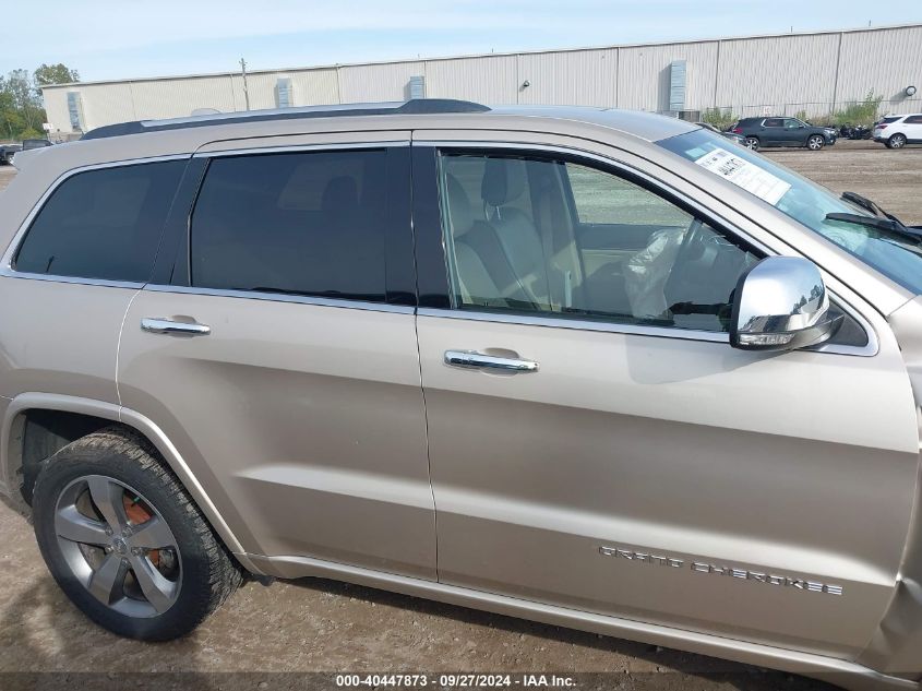 2014 Jeep Grand Cherokee Overland VIN: 1C4RJFCG5EC184048 Lot: 40447873