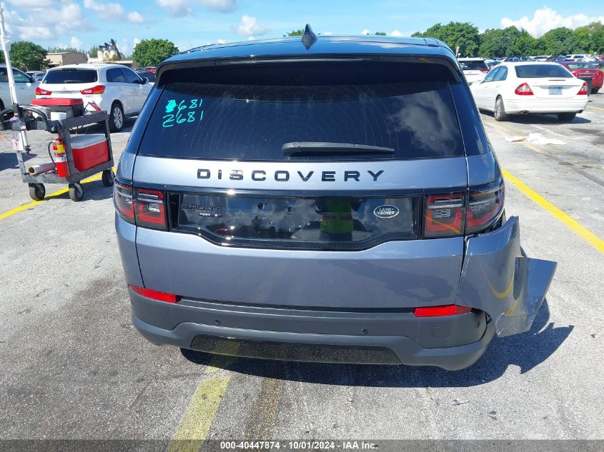 2020 Land Rover Discovery Sport S VIN: SALCJ2FX8LH877232 Lot: 40447874