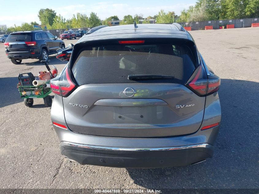 2023 Nissan Murano Sv Intelligent Awd VIN: 5N1AZ2BSXPC120445 Lot: 40447888