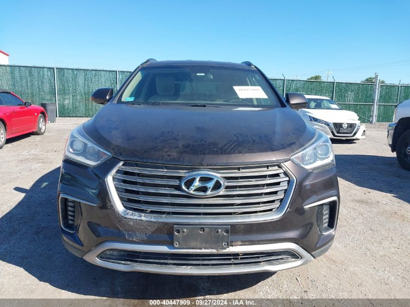 2017 Hyundai Santa Fe Se VIN: KM8SMDHF4HU225115 Lot: 40447909