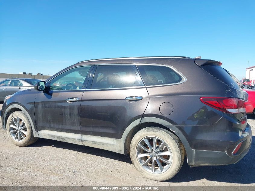 2017 Hyundai Santa Fe Se VIN: KM8SMDHF4HU225115 Lot: 40447909