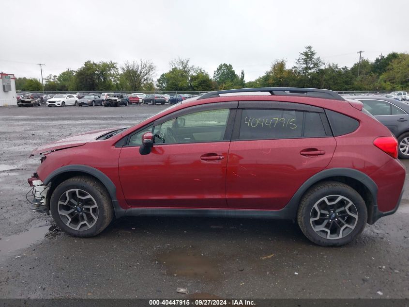 JF2GPAKCXG8229712 2016 Subaru Crosstrek 2.0I Limited