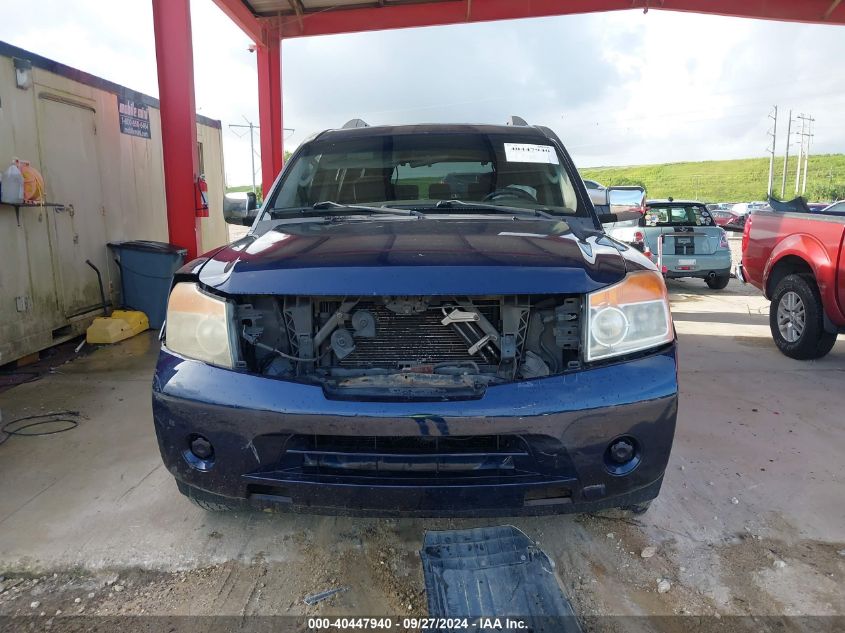 2010 Nissan Armada Se VIN: 5N1BA0NDXAN603975 Lot: 40447940