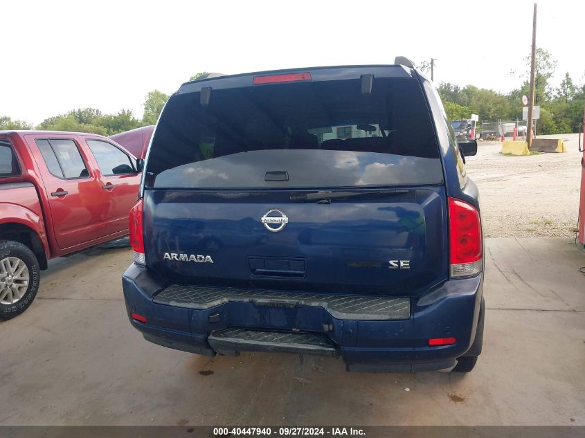 2010 Nissan Armada Se VIN: 5N1BA0NDXAN603975 Lot: 40447940